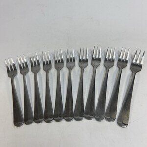 Main Course Korea Stainless Flatware Pattern MNF3 11 Piece Cocktail Seafood Fork